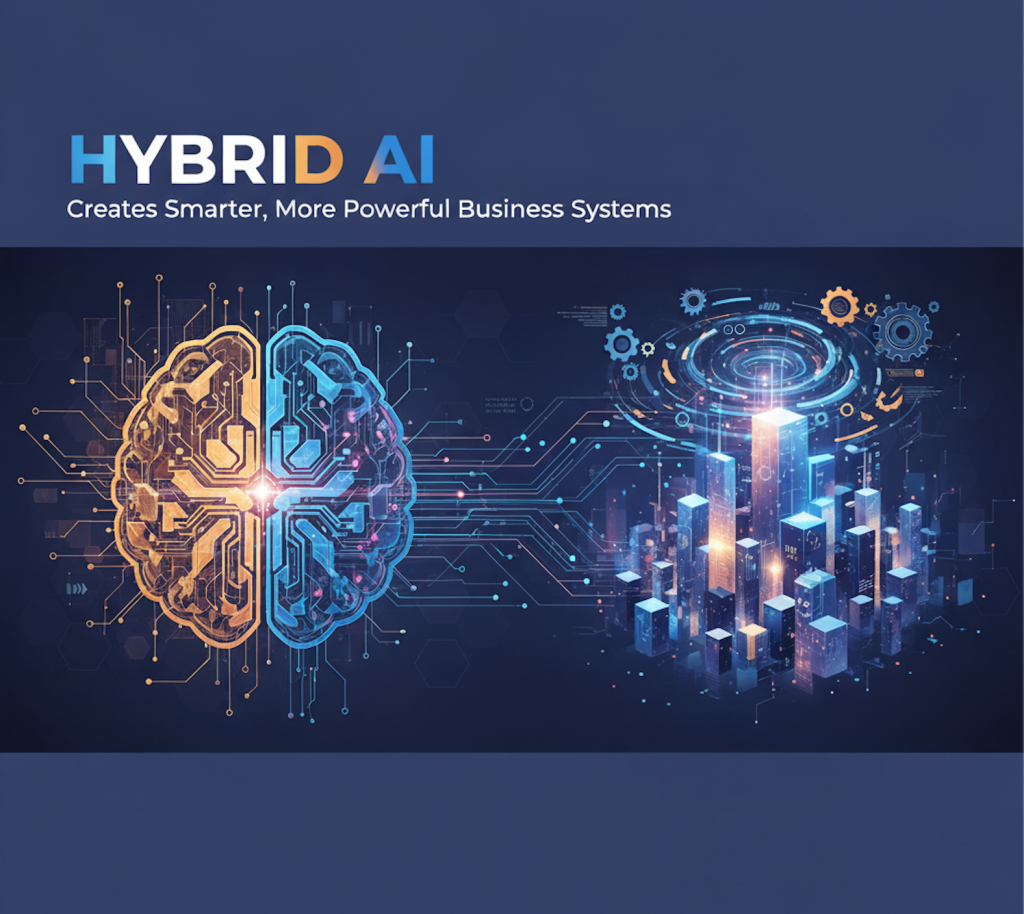 How Hybrid AI Creates Smarter, More Powerful Business Systems